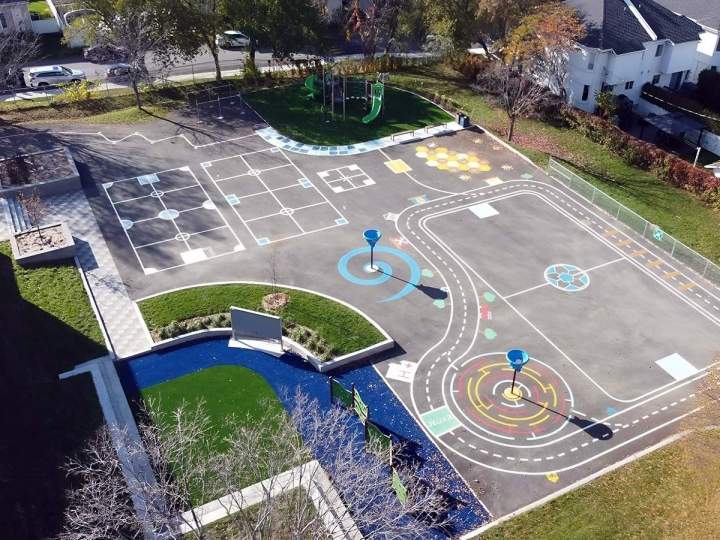 Aménagement paysager commercial Saint-Jean-sur-Richelieu